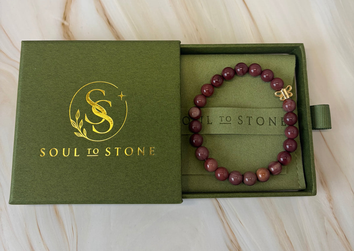 Signature Gobi Desert Agate Butterfly Charm Bracelet