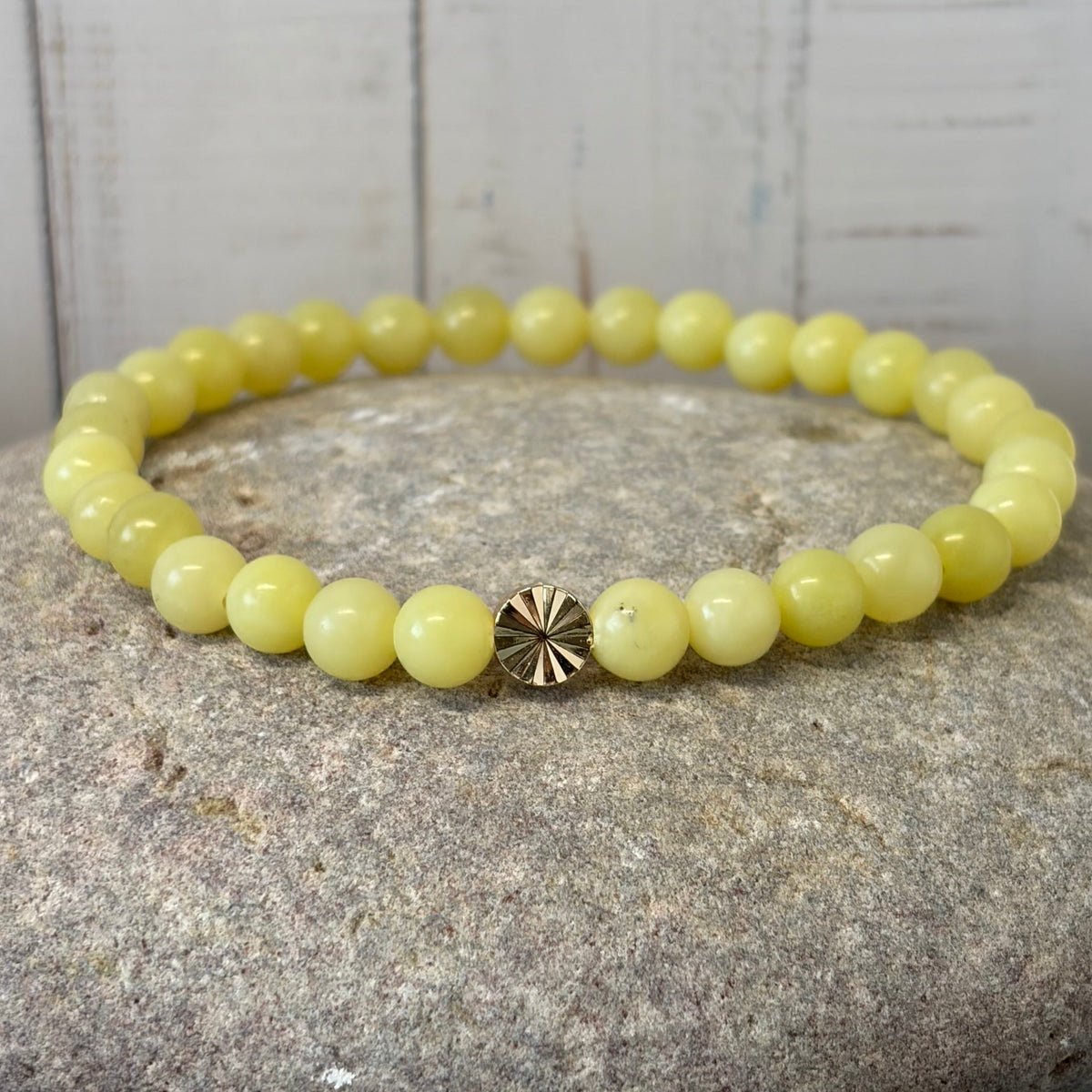 Signature Lemon Jade Sun Charm Bracelet