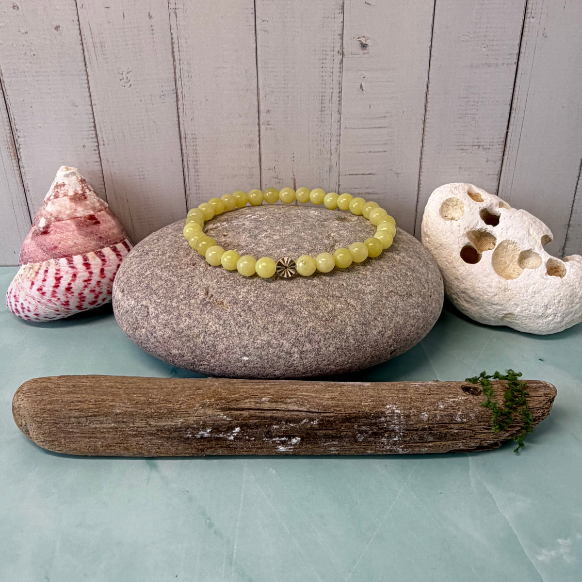 Signature Lemon Jade Sun Charm Bracelet