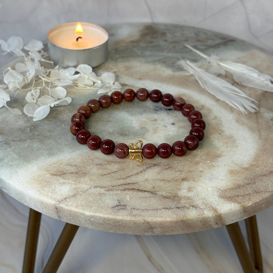 Signature Gobi Desert Agate Butterfly Charm Bracelet