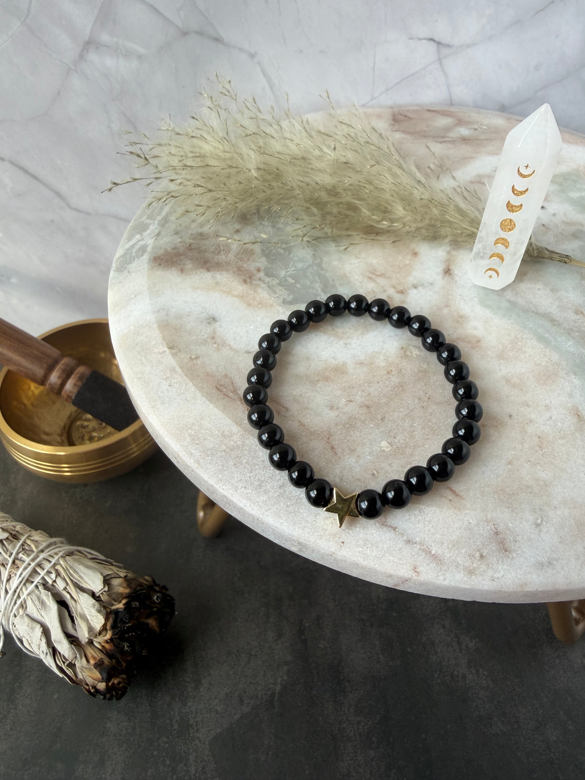 Signature Onyx Star Charm Bracelet